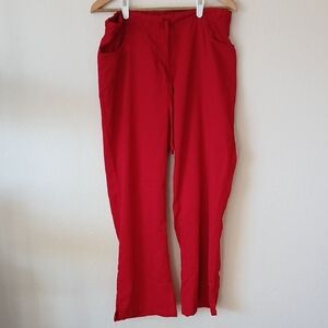Grey's Anatomy Red Scrub Pants Large